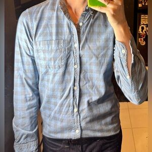 JCrew plaid twill button down size small​​​